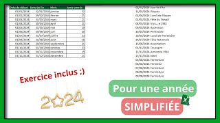 Travailler avec des jours ouvrés dans Excel  exercice inclus [upl. by Aveneg19]