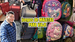 MOCHILAS BARATAS En el centro de la CDMX 🎒💼juegos de ¡MALETAS PARA VIAJE a SUPER PRECIOS🧳👜 [upl. by Assirrac]