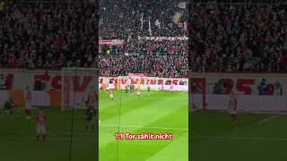 Mainz vs Wolfsburg 11 zählt nicht 😩 1fsvmainz05 bundesliga mainz05 vflwolfsburg vfl [upl. by Nessah]