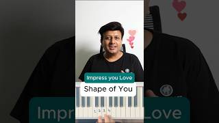 quotPlay ‘Shape of You’ on Piano  Easy Tutorialquot music360 shorts tutorial [upl. by Freeborn]