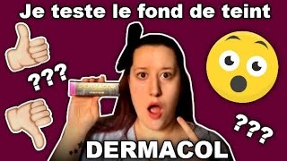 JE TEST LE FONT DE TEINT DERMACOL WATERPROOF 💦 [upl. by Fisuoy]