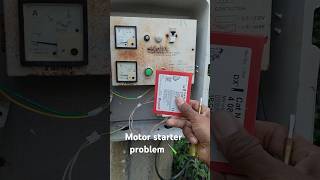 motor starter on problem  electrical shorts trendingshorts submersiblemotor [upl. by Nuahsed]