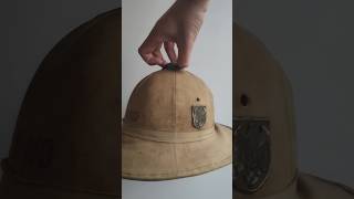 Afrika Korps Tropical Pith Helmet afrikakorps ww2 ww2history wehrmacht military german [upl. by Benjamin]