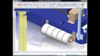 Solid Edge ST4 Machine Design Demo Center Plane Relationship [upl. by Gault]