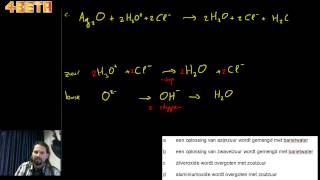 Zuurbase  Reacties opstellen  Voorbeelden [upl. by Zaslow]