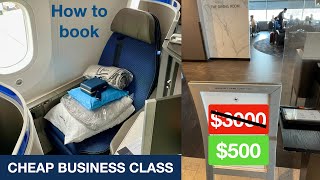 How to book Cheap BUSINESS CLASS Tickets [upl. by Llenrac209]