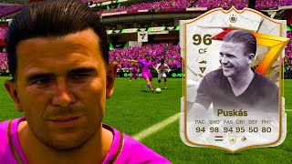 96 Golazo Icon Puskas Player Review  EA FC 24 [upl. by Savihc]