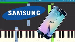 Samsung Galaxy Morning Flower Theme  Alarm Ringtone Piano Tutorial  How To Play [upl. by Hindorff]