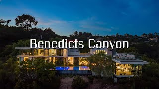 Welcome to Benedicts Canyon your typical stunning Beverly Hills modern mansion [upl. by Pacifica411]