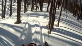 Snowmobile Boondocking GoPro HD [upl. by Avalsorim]