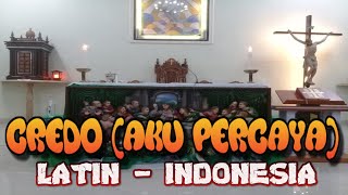 CREDO AKU PERCAYA LATIN  INDONESIA [upl. by Netsew910]