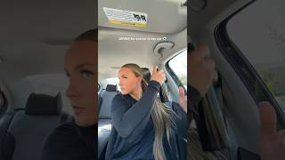 GRWM for soccer in my car 🚘 ⚽️ grwm soccer soccergirl [upl. by Fawn]