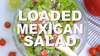 Mexican Salad Recipe [upl. by Enilesoj]