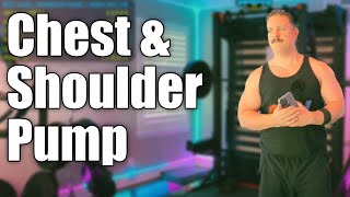 6 Exercises that will PUMP the Chest and Shoulders Next Level Advanced workout 14 [upl. by Booth713]