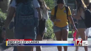 First day of classes at UNCChapel Hill [upl. by Eirameinna280]