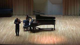 Gregory Walker amp Oleksii Ivanchenko  George Walker  Sonata No 1 for Violin and Piano [upl. by Frantz]