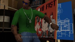 I Know Youre Blind Man  But You Gotta See This GTA SA Cutscene  1080p60  Grand Theft Auto [upl. by Aillicec92]