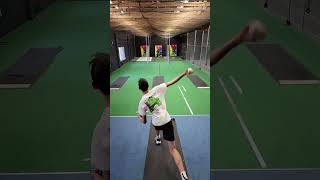 What Do You See 13u Pitcher Curve Ball Pitch Slow Motion [upl. by Lubbi]