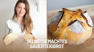 Sauerteigbrot einfach selbst machen  Immer knuspriges amp frisches Brot zuhause genießen [upl. by Dlonyer467]