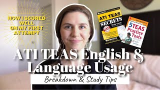 ATI TEAS English amp Language Usage  Breakdown  Tips [upl. by Ludwog]