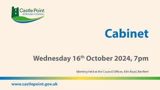 Cabinet  Wednesday 16 October 2024 [upl. by Caassi]