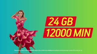 24 GB şi 12 000 minute  BONUS pentru reîncărcare cu cartela Prepay de la Unité [upl. by Alrahc]