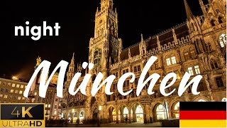 München am Nacht  Germany 🇩🇪 Walking Tour 2023  4K 60fps HDR  night [upl. by Chaker]