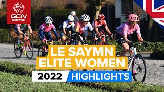 Breakaways Galore On The Cobbles  Le Samyn Des Dames Highlights 2022 [upl. by Doig694]