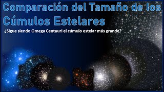 COMPARACIÓN del TAMAÑO de CÚMULOS ESTELARES 🔘  JAlonso BI [upl. by Ayanad]