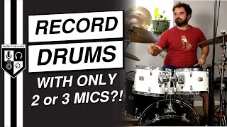 How To Record Drums At Home With Only 1 2 or 3 Microphones [upl. by Euqimod918]