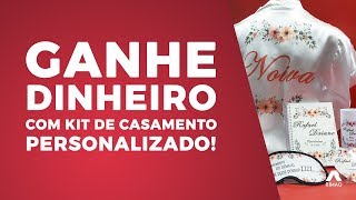 Como Personalizar Brindes Para Casamento  Chinelos  Taça de Vidro  Robe de Cetim e Muito Mais [upl. by Nohtanhoj858]