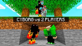 CYBORG Caçador contra 2 Players no MINECRAFT [upl. by De]