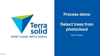 Detect trees from photogrammetric point cloud using TerraScan [upl. by Daza]