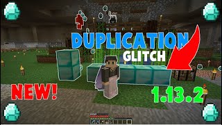 NEW MINECRAFT DUPLICATION GLITCH 1132 UPDATED [upl. by Enecnarf826]