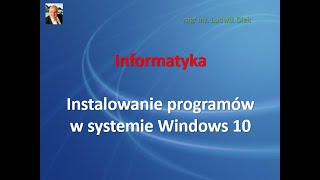 Instalowanie programów w systemie Windows 10 [upl. by Ssew]