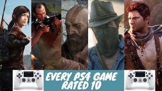 All PlayStation Hits Games Best of PS4  Rated 10 [upl. by Annaiek]