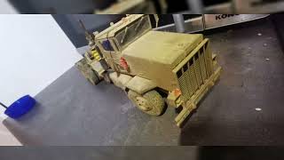 M911 CHET with M747 heavy trailer 135 hobby boss [upl. by Nadabb450]