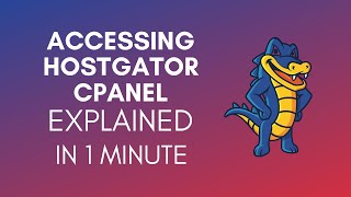 How To Access HostGator cPanel 2024 [upl. by Phylis884]