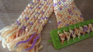 loom knitting videos [upl. by Drarig66]