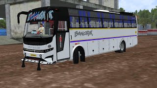 Bangkok tourist bus livery for bussid  DG vega bmr mod livery For Bussid [upl. by Fitz512]