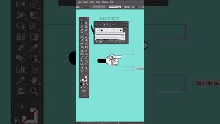 Tips Adobe illustrator xuhuong tiktoktrend illustratortutorial kqdesigner graphicdesigner [upl. by Eddana]