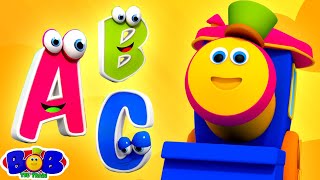 ABC Song  More Nursery Rhymes amp Cartoon Videos by Bob The Train [upl. by Aimet]