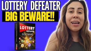 LOTTERY DEFEATER  ⛔❌BIG BEWARE❌⛔ Lottery Defeater Software Reviews  Lottery Defeater System [upl. by Lezirg]