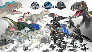 NEW Huge Indoraptor vs Indominus Rex Jurassic World Camp Cretaceous Collection [upl. by Culver]