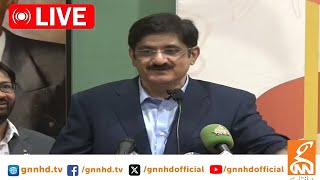 LIVE  CM Sindh Murad Ali Shah Address to Ceremony  GNN [upl. by Imuy]