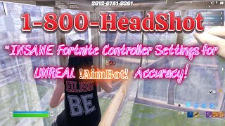 INSANE Fortnite Controller Settings for UNREAL Aimbot Accuracy 2024 [upl. by Gusella]