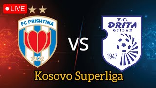 FC Drita – Prishtina ndeshje futbolli live sot në Superligën e Kosovës [upl. by Muirhead]