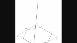 PIRÁMIDE HEXAGONAL EN PERSPECTIVA ISOMÉTRICAwmv [upl. by Duj]