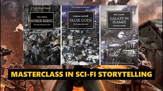 The Horus Heresy Opening Trilogy  A Masterclass In SciFi Storytelling [upl. by Aon570]