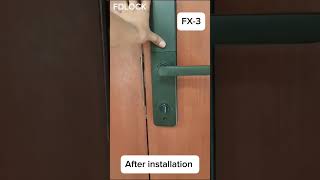 Smart Security door lock FX3 [upl. by Mell]